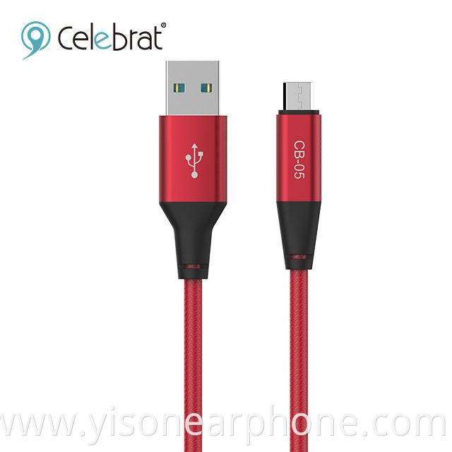 Nylon Braided CB-05 Type C Usb Cable Fast Charging Micro Usb Cable Colorful Usb Cable For Iphone